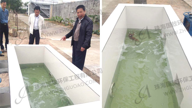 印染廢水處理后養(yǎng)魚？紡織污水處理廠(附圖)